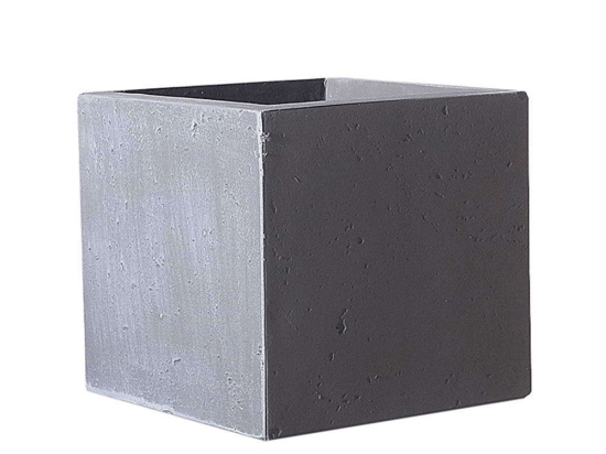Κασπώ Πήλινο Τετράγωνο Rocky M B-6050-8 30x30x30 Grey Supergreens Πηλός
