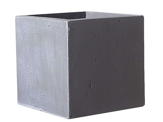 Κασπώ Πήλινο Τετράγωνο Rocky XL D-6050-8 50x50x50 Grey Supergreens Πηλός