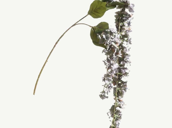 Τεχνητή Κρεμαστή Γλυσίνια 5980-7 25x160cm Grey Supergreens Πολυέστερ