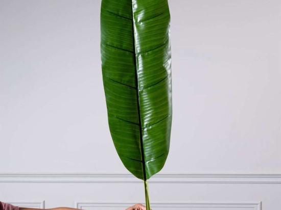 Τεχνητό Φύλλο Μπανανιά 0780-7 100cm Green Supergreens Πολυαιθυλένιο