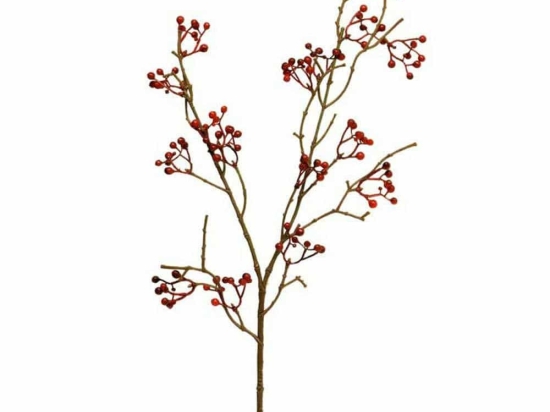 Τεχνητό Kλαδί Μούρο 2870-7 66cm Red Supergreens Πολυέστερ