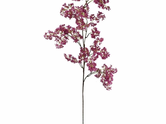 Τεχνητό Λουλούδι Λαγκεστρέμια Indica 6251-7 150cm Red Supergreens Πολυαιθυλένιο,Ύφασμα