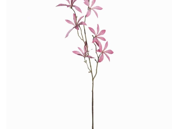Τεχνητό Κλαδί Σεφλέρα Mini 6691-7 88cm Pink Supergreens Πολυαιθυλένιο,Ύφασμα