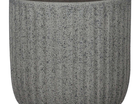 Κασπώ Πήλινο 5260-8 21x21x19cm Grey Supergreens Πηλός