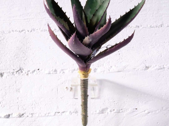 Τεχνητή Χωνευτή Αλόη 0300-7 40cm Green Supergreens Πολυαιθυλένιο