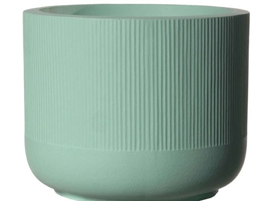 Κασπώ Πήλινο Petal A-4270-8 28x28x21cm Light Green Supergreens Πηλός