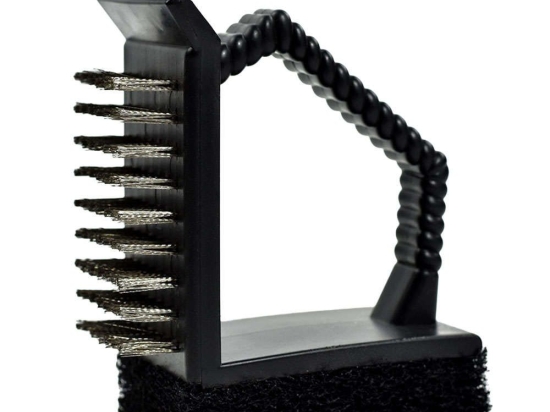 Βούρτσα Καθαρισμού Ψησταριάς Bbq V0362 12,7x12x6,1cm Black Kaiser Ορείχαλκος