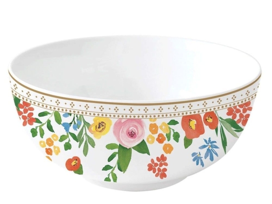 Μπωλ Σερβιρίσματος Boho Flowers 1191BOFL Φ15cm Multi Easy Life Πορσελάνη