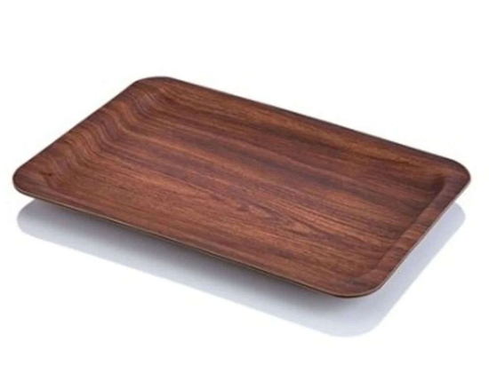 Δίσκος Σερβιρίσματος 10234 40x28,5x2,5cm Brown Evelin Πολυστερίνη