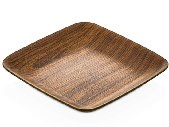 Πιάτο Ρηχό 10291 26,5x26,5cm Brown Evelin Πολυστερίνη
