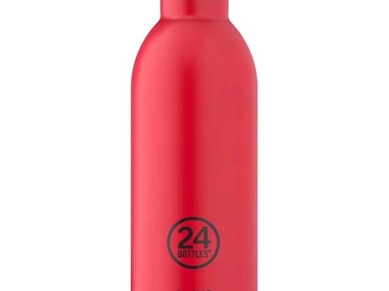 Μπουκάλι - Θερμός Clima 050 8051513921377 500ml Red 24Bottles Ανοξείδωτο Ατσάλι