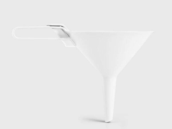 Χωνί Κουζίνας Dolina Arctic White Blim+ Πολυπροπυλένιο