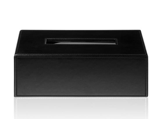 Κουτί Για Χαρτομάντηλα Brownie 0839960 24x12x8cm Black Decor Walther Τεχνόδερμα