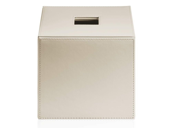 Κουτί Για Χαρτομάντηλα Brownie 0847847 13,5x13,5x13cm Beige Decor Walther Τεχνόδερμα