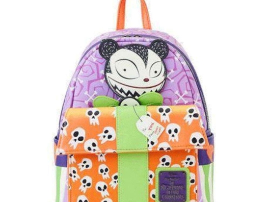 Σακίδιο Πλάτης Παιδικό Nightmare Before Christmas Scary Teddy Present WDBK3280 22,8x26,6x1,4cm Multi Loungefly Disney Τεχνόδερμα