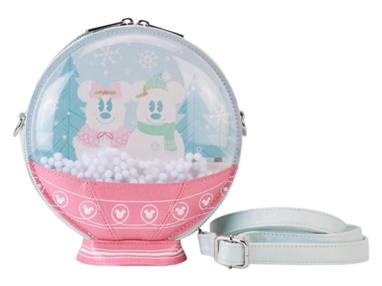 Τσαντάκι Χιαστί Παιδικό Disney: Minnie and Friends - Winter Snowglobe WDTB2877 19,7x19,6x8,9cm Multi Loungefly