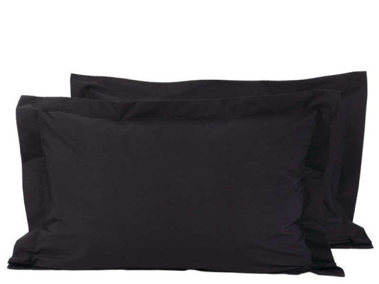 Μαξιλαροθήκες Σετ 2τμχ 1015 Black Das Home 50Χ70 50x70cm 100% Βαμβάκι