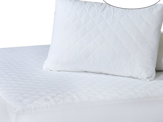Κάλυμμα Μαξιλαριών Καπιτονέ Σετ 2τμχ 1088 White Das Home 50Χ70 50x70cm 100% Βαμβάκι