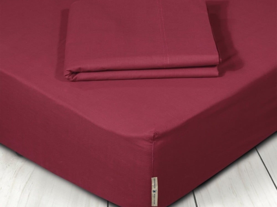 Σεντόνι Με Λάστιχο 2212 Red Greenwich Polo Club King Size 180x235cm 100% Βαμβάκι