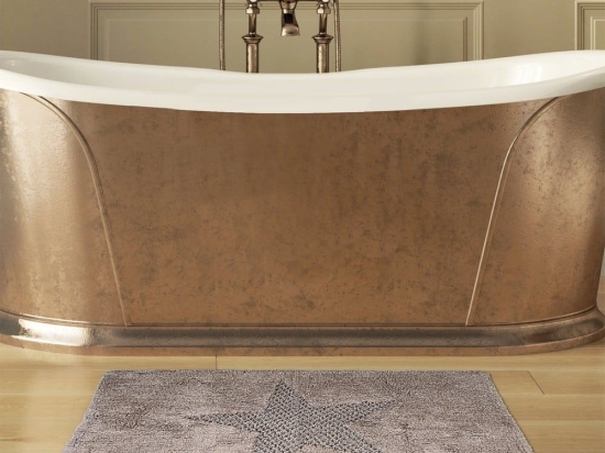 Ταπέτο Μπάνιου 2581 Beige Greenwich Polo Club 60Χ90 60x90cm 100% Βαμβάκι