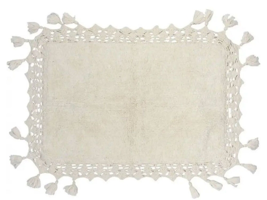 Ταπέτο Μπάνιου 0566 Ecru Das Home 50 X 80 50x80cm 100% Βαμβάκι