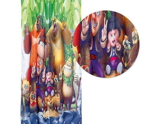 Κουρτίνα Παιδική 2123 Με Τρουκς Multi Das Kids 140X280 Πολυέστερ