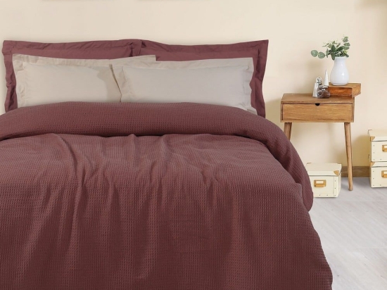 Κουβέρτα Πικέ 0473 Nude Das Home Μονό 100% Βαμβάκι