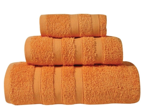 Πετσέτα Prestige 1165 Ochre Das Home Σώματος 80x150cm 100% Βαμβάκι