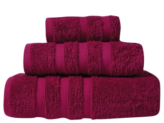 Πετσέτα Prestige 1168 Plum Das Home Χεριών 30x50cm 100% Βαμβάκι
