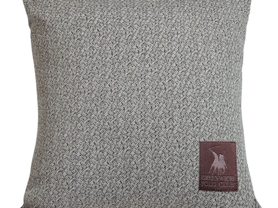 Διακοσμητικό Μαξιλάρι (Με Γέμιση) 2788 Grey Greenwich Polo Club 42Χ42 Βαμβάκι-Πολυέστερ