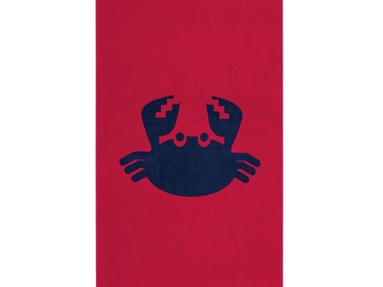 Πετσέτα Θαλάσσης Παιδική 3660 Blue-Red Greenwich Polo Club Θαλάσσης 70x140cm 100% Βαμβάκι