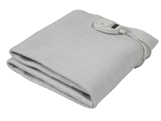 Ηλεκτρική Κουβέρτα Classic 0487 Grey Das Home Μονό 75x155cm Πολυέστερ