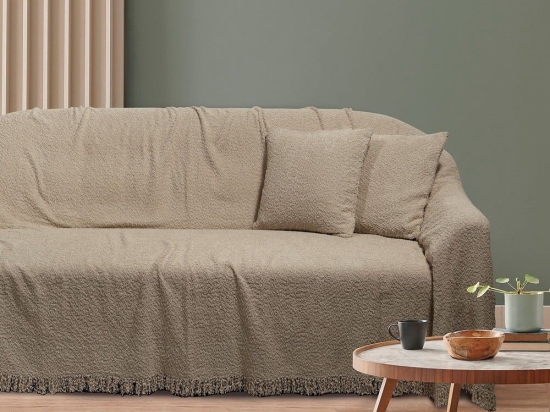 Ριχτάρι 0234 Beige Das Home Διθέσιο 180x250cm Πολυέστερ