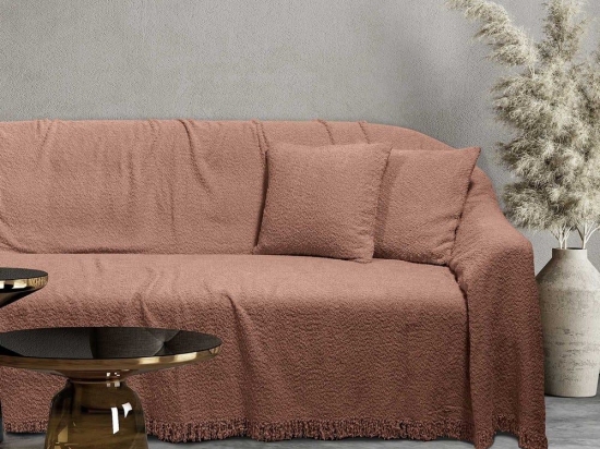 Ριχτάρι 0236 Blush Pink Das Home Διθέσιο 180x250cm Πολυέστερ