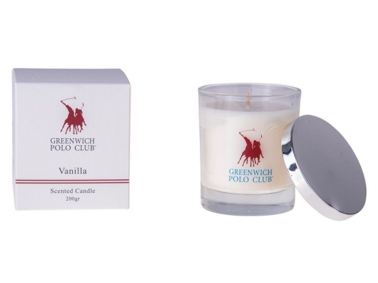 Αρωματικό Κερί 3001 Vanilla 200gr Greenwich Polo Club Κεραμικό,Γυαλί