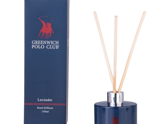 Αρωματικό Χώρου Με Sticks 3002 Lavender 150ml Greenwich Polo Club Γυαλί