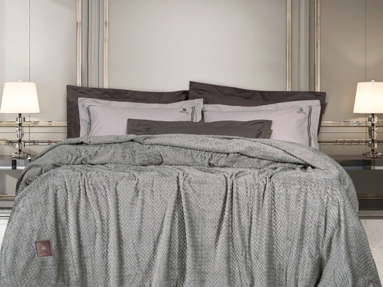 Κουβέρτα Fleece 2496 Grey Greenwich Polo Club Μονό 160x220cm Πολυέστερ