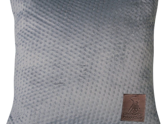Μαξιλάρι Διακοσμητικό 2795 (Με Γέμιση) Silver Greenwich Polo Club 42X42 100% Microvelour