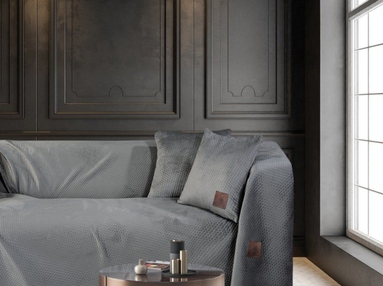 Ριχτάρι 2795 Silver Greenwich Polo Club Τριθέσιο 180x300cm 100% Microvelour
