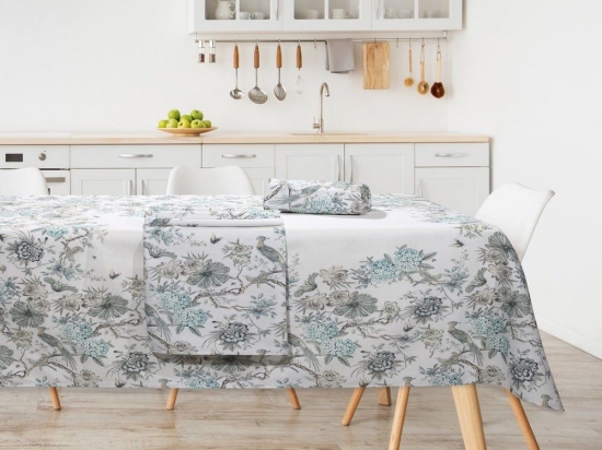 Τραπεζομάντηλο 0643 Beige-Mint Das Home 140X240 140x240cm Βαμβάκι-Πολυέστερ