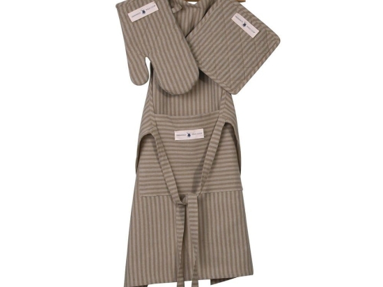 Σετ Κουζίνας 2701 (3τμχ) Beige Greenwich Polo Club 60x80cm 100% Βαμβάκι