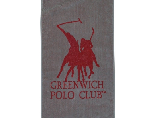 Πετσέτα Γυμναστηρίου 3036 Grey-Red Greenwich Polo Club Γυμναστηρίου 45x90cm 100% Βαμβάκι