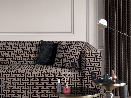 Ριχτάρι 3902 Beige-Black Greenwich Polo Club Τριθέσιο 180x300cm Βαμβάκι-Πολυέστερ