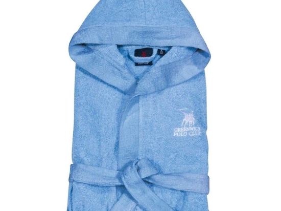 Μπουρνούζι Παιδικό 8617 Light Blue Greenwich Polo Club
