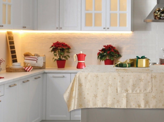 Runner Christmas 0717 Beige-Gold Das Home 45Χ140