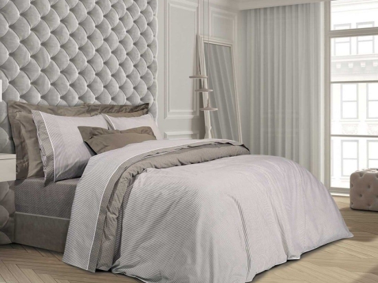 Παπλωματοθήκη 2168 (Σετ 3τμχ) Beige-White Greenwich Polo Club King Size 240x260cm Βαμβάκι-Πολυέστερ