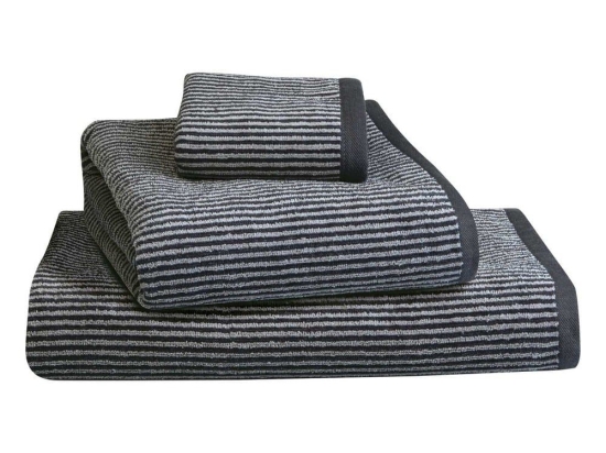 Πετσέτες 3053 (Σετ 3τμχ) Grey-Anthracite Greenwich Polo Club Σετ Πετσέτες 100% Βαμβάκι