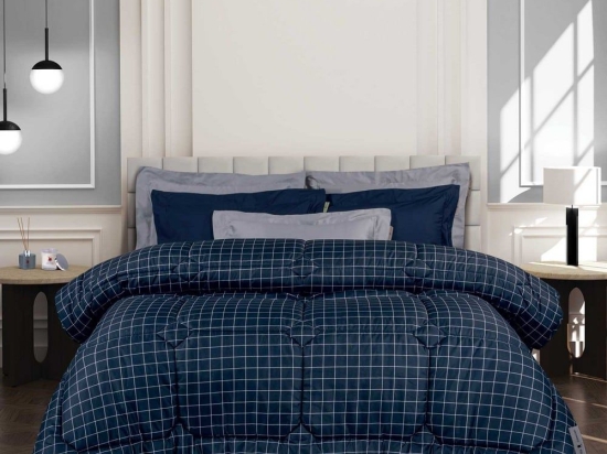 Πάπλωμα 3416 Dark Blue-Grey Greenwich Polo Club Μονό 160x240cm Microsatin