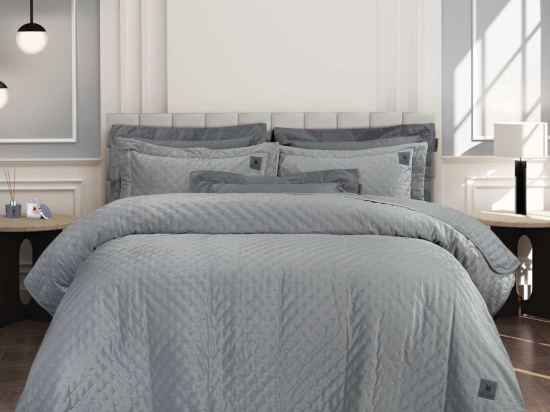 Κουβερλί 3430 Silver Greenwich Polo Club King Size Microfiber