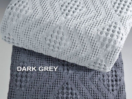 Κουβέρτα ΣΧ.871 D.Grey Down Town Υπέρδιπλo 230x260cm 100% Βαμβάκι